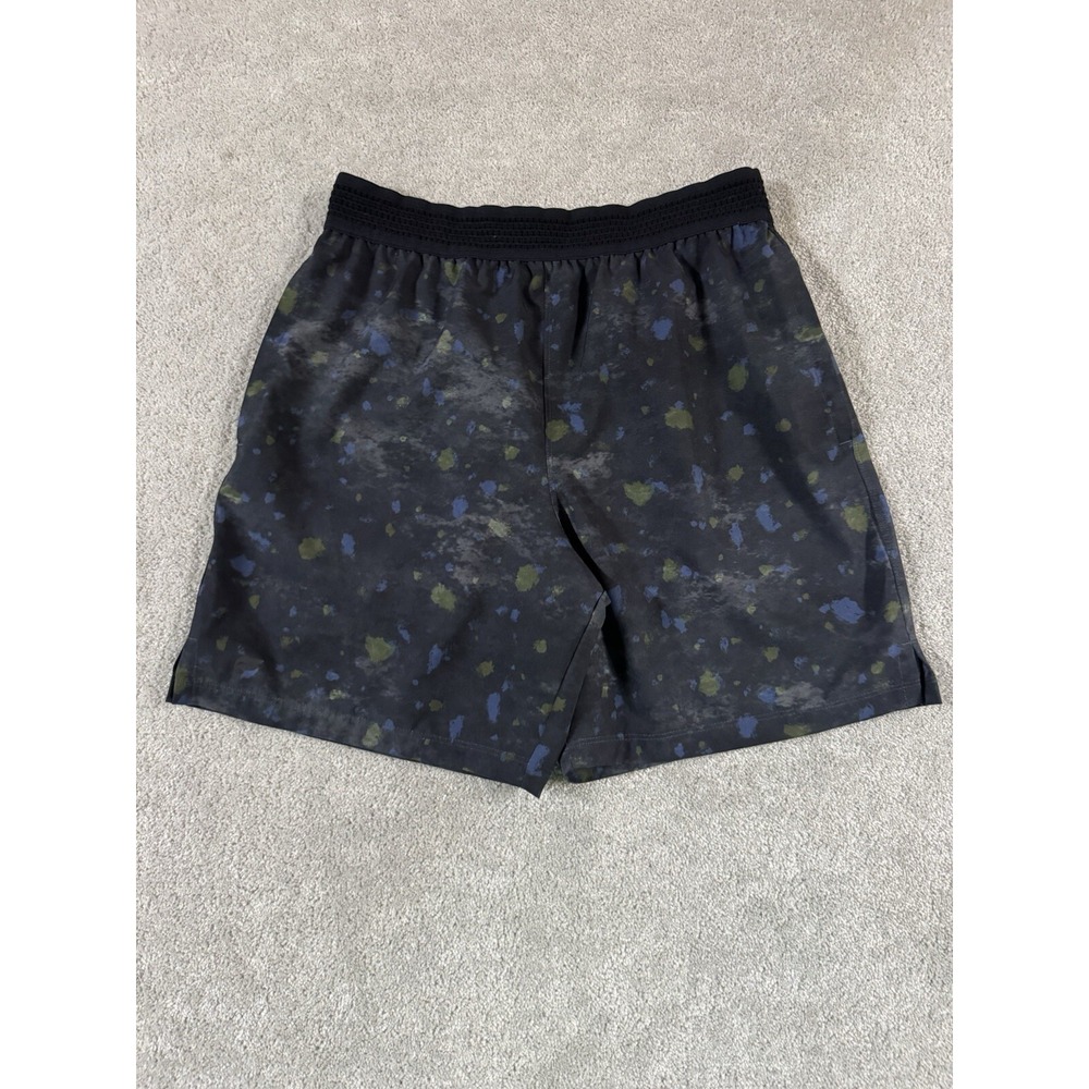 Fabletics‎ Men's UnLined Gym Athletic Shorts Small Splatter Paint Pattern